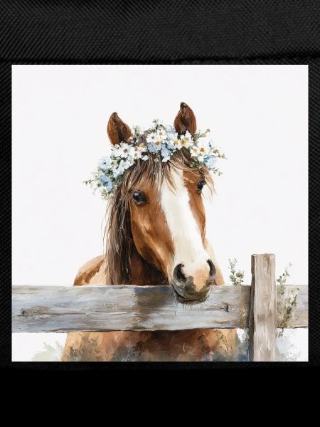 Pastel Floral Horse Crown