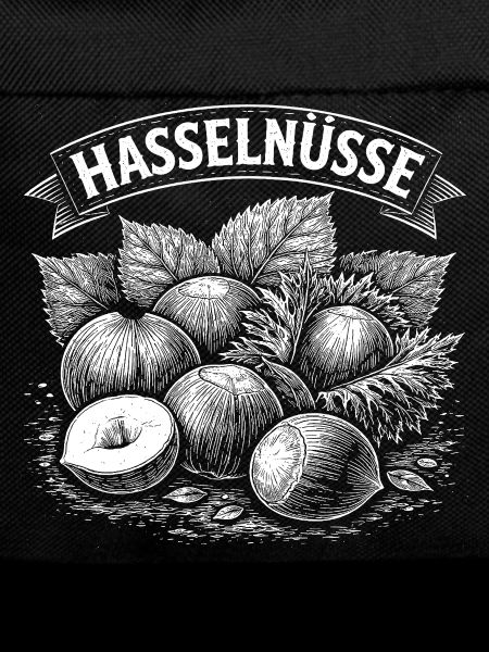 Hazelnuts Banner Illustration