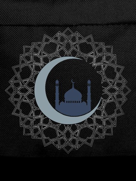 Islamic Art Mosque Crescent Moon Elegant