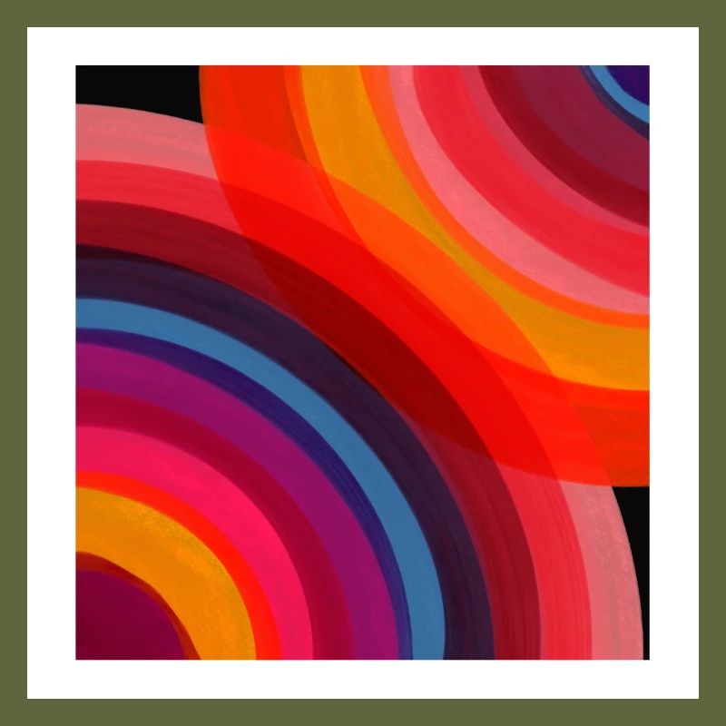 Abstrakter Regenbogen