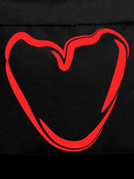 Red Hand Heart Sketch