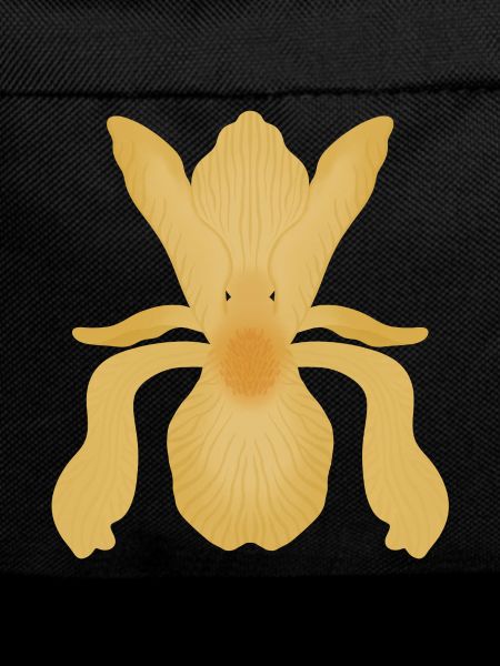 Golden Iris Bloom