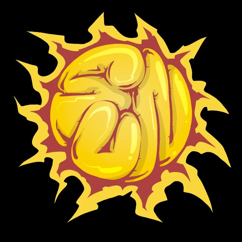 Graffiti-Sonne