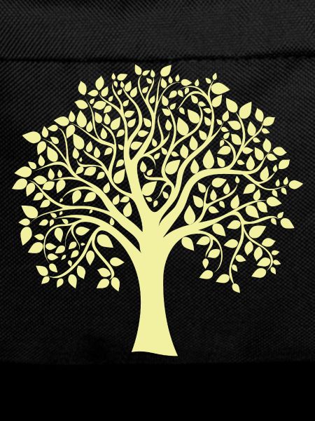 Icon Yellow Jumbo Tree Print Silhouette