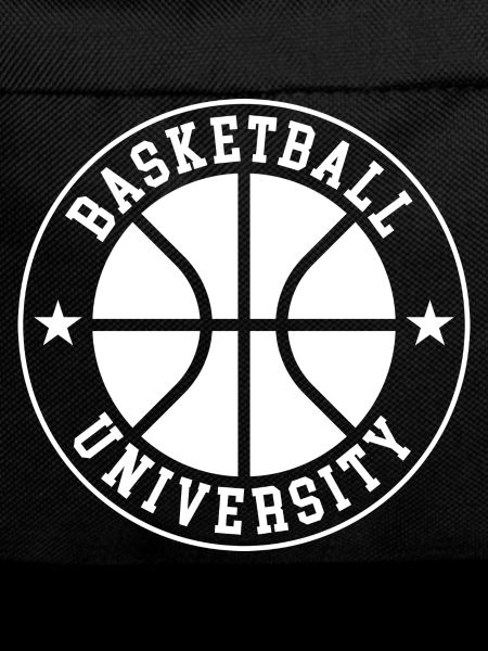 Basketball University Emblem Circle