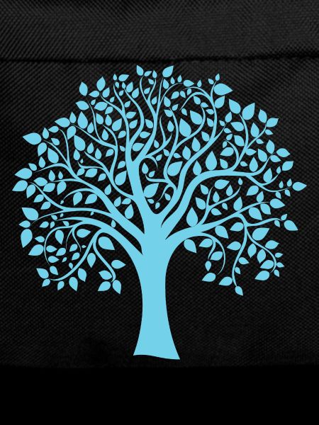 Icon Blue Jumbo Tree Print Silhouette