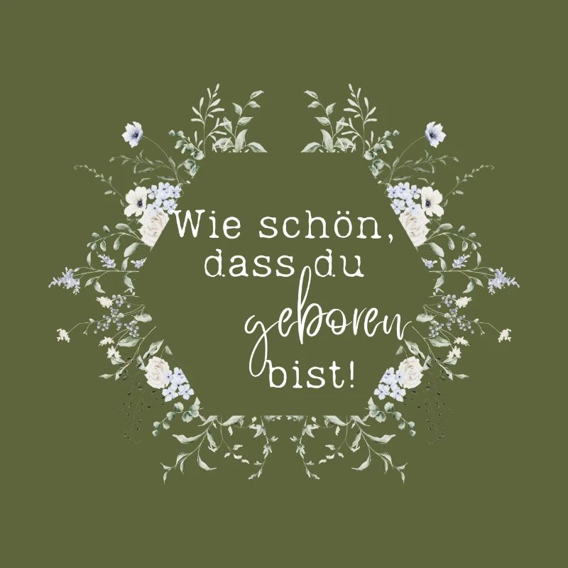 Comme tu es belle que tu sois né - couronne de fleurs
