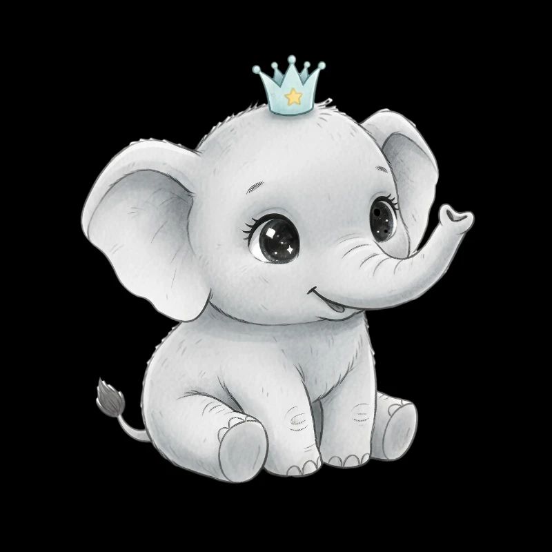 Bébé éléphant royal