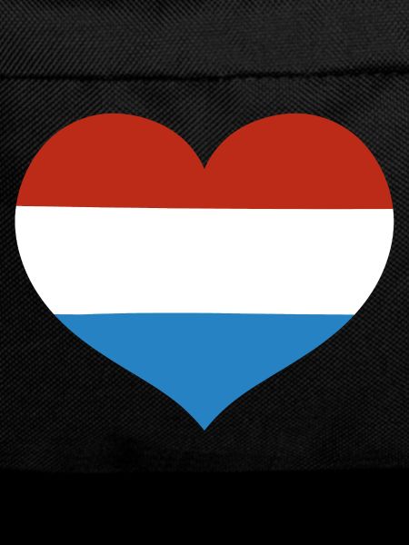 Luxembourg Heart Flag