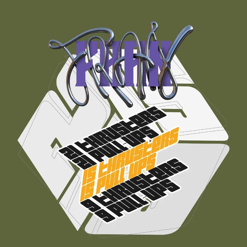 Fran Hero WOD Cross-Training leichte Grafikversion