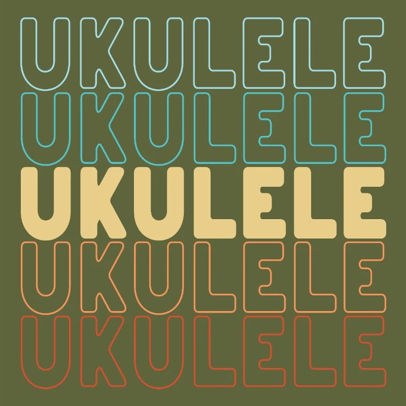 Ukulele typography