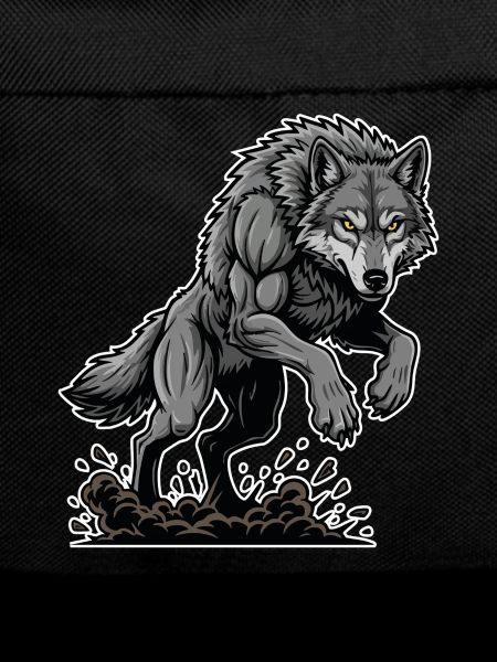 Werwolf Mighty Racing Maskottchen Wolf