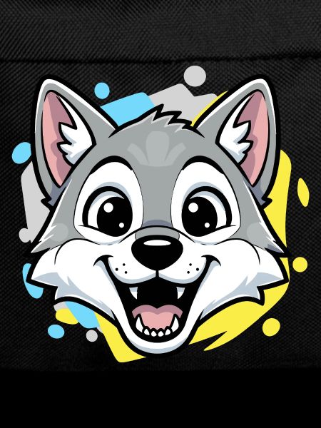 Wolf Kopf Cartoon Art