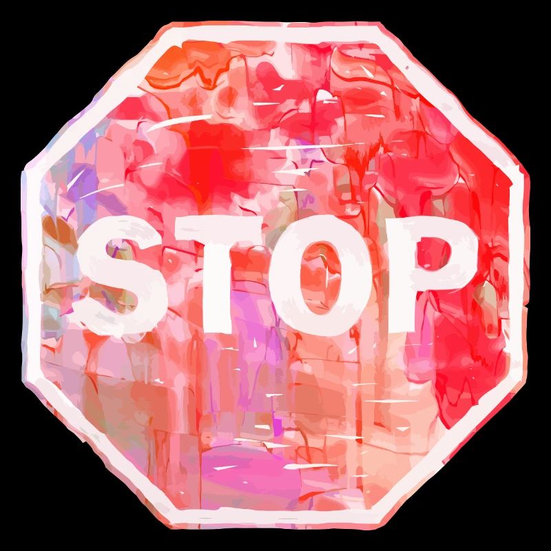 Grunge Stop Sign