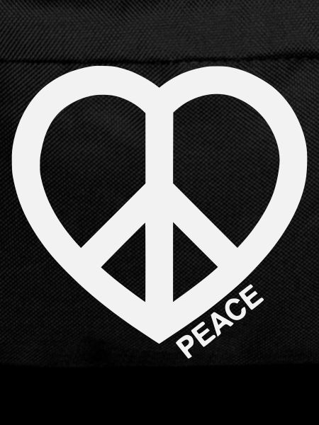 Herz Peace Symbol 