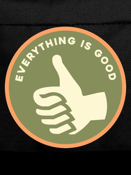 Everything Is Good Good Retro Thumbs