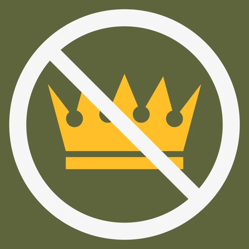 No Kings! (Protest Sign / NEG 2C)