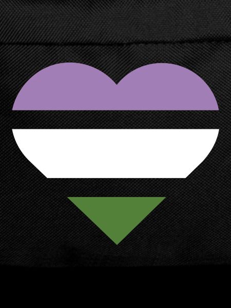 Pride Flag Heart · Genderqueer