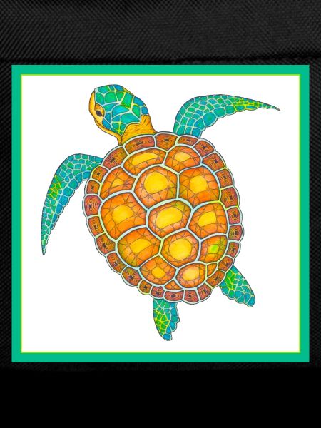 Sea Turtle Hand Drawn