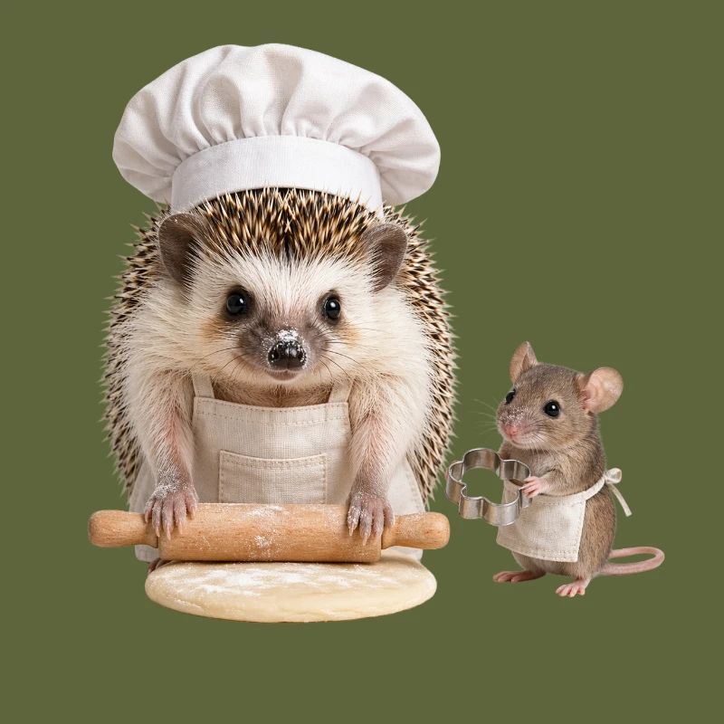 Igelbäcker mit Maushelfer