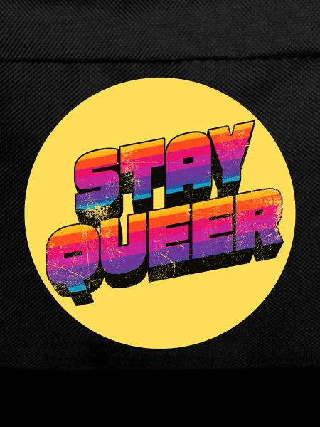 Stay Queer Regenbogen Grafik