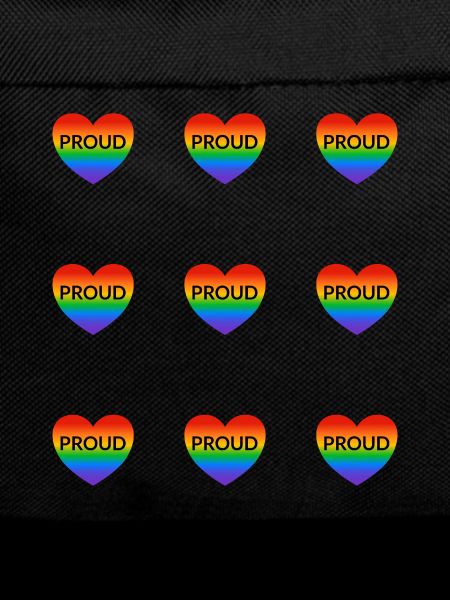 LGBT Pride rainbow hearts - Gay Pride