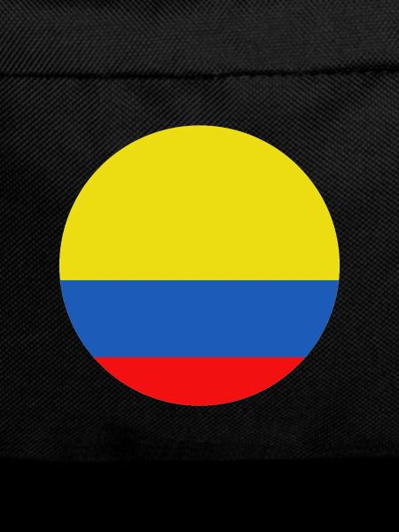 Kolumbien-Runde Flagge