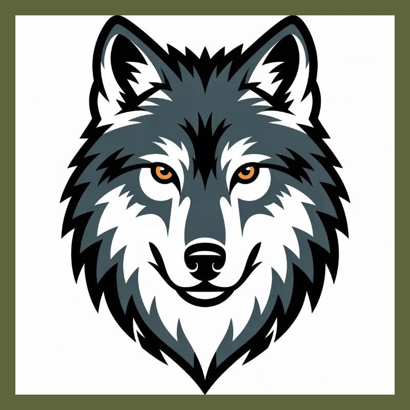 Wolf Graphic Emblem
