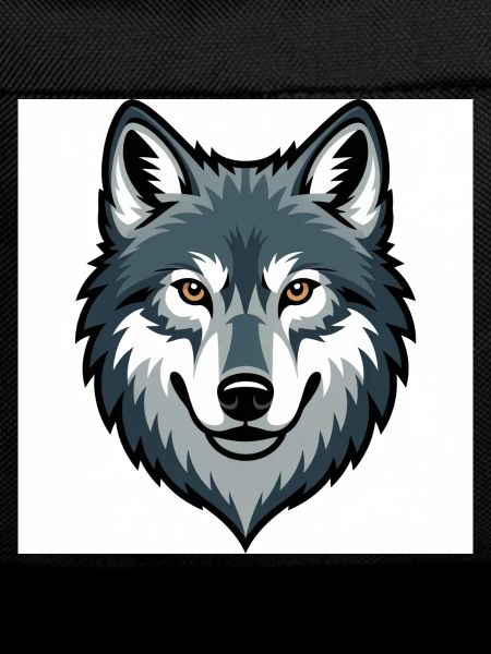 Wolf Head – illustration stylisée