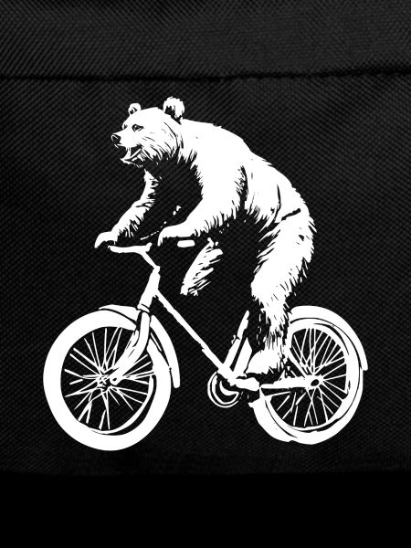 Funny Bicycle Bear