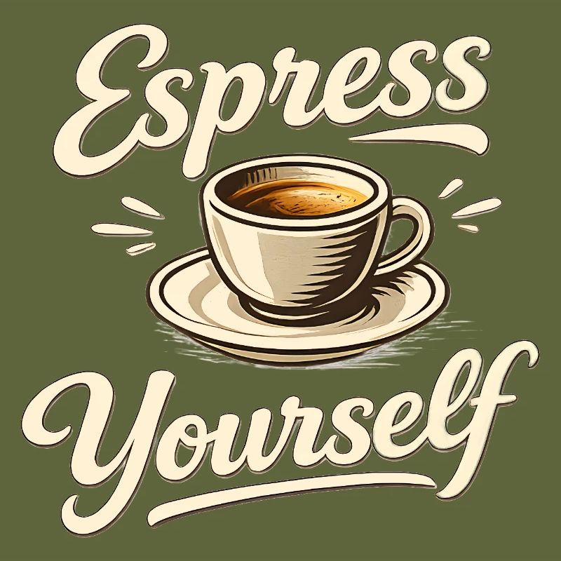 Espress Yourself - Idée de tasse à café en disant le café