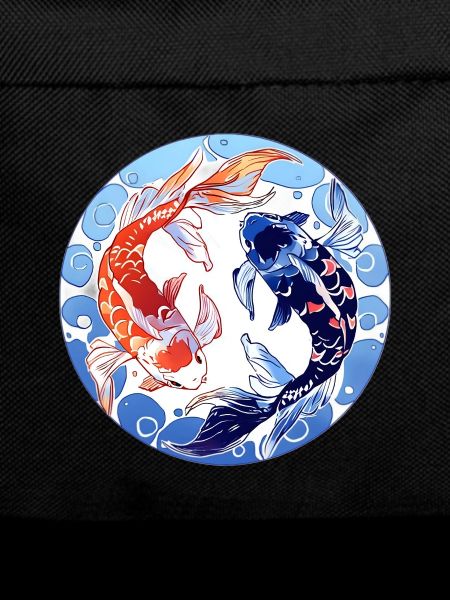 Koi YinYang Circle Design