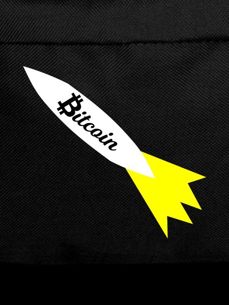 Bitcoin Rocket Print