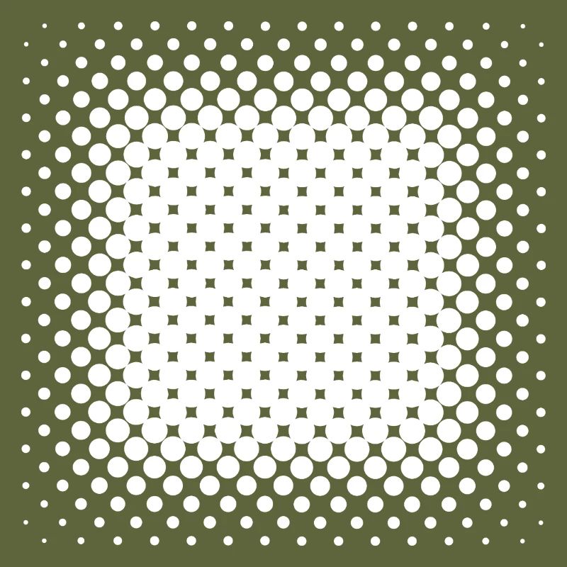 Radial Halftone Square