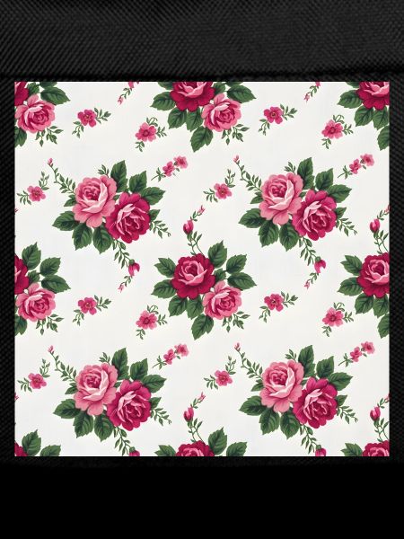 Pink roses on white background