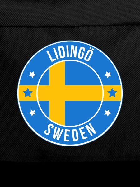 Lidingö Sweden Round Patch Emblem