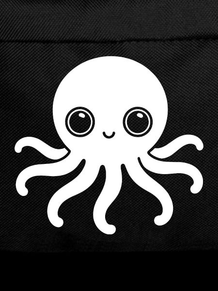 Cute Octopus One Line Kawaii Motif
