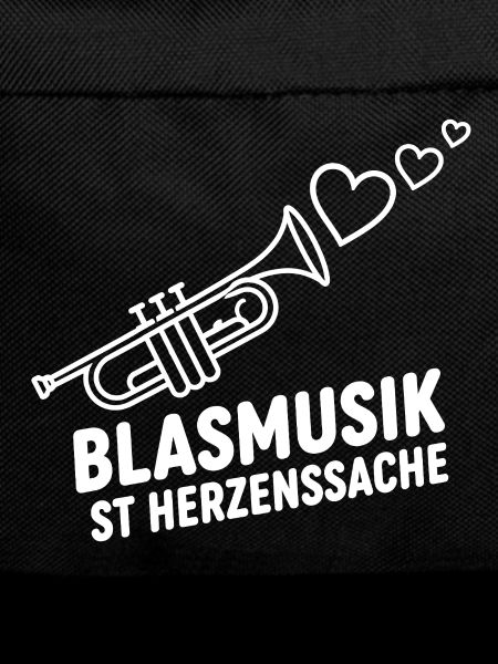 Blasmusik Herzensache – Trompete Musikant Design