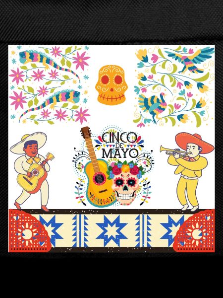 Cinco Mayo Día Muertos Fiesta
