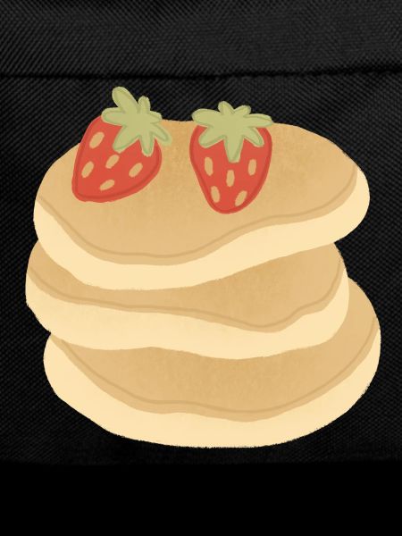 Strawberry Pancake Stack