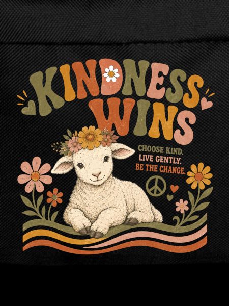 Kindness Wins Lamb Vegan Retro