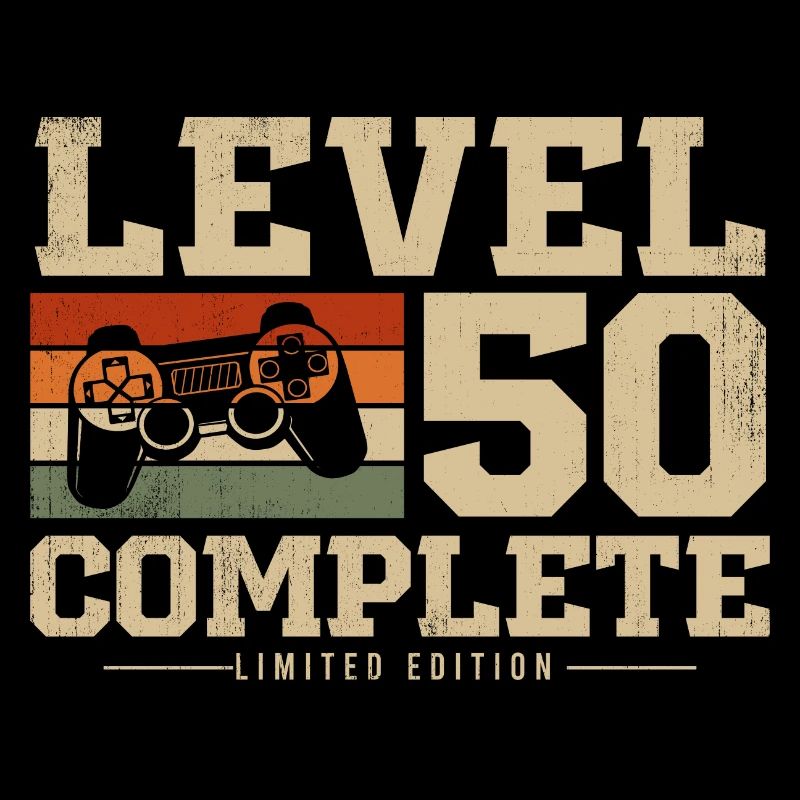 50 Birthday Gift Level 50 Complete