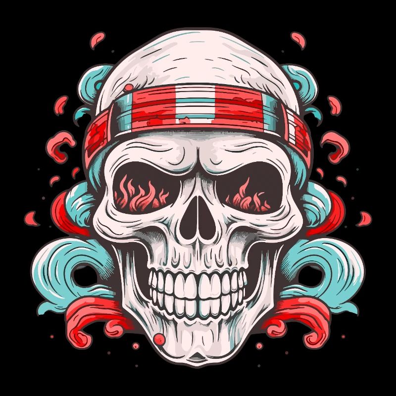 Skull Skull Skeleton Horror Gothic Metal