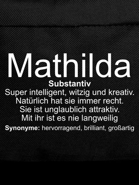 Name Definition Mathilda