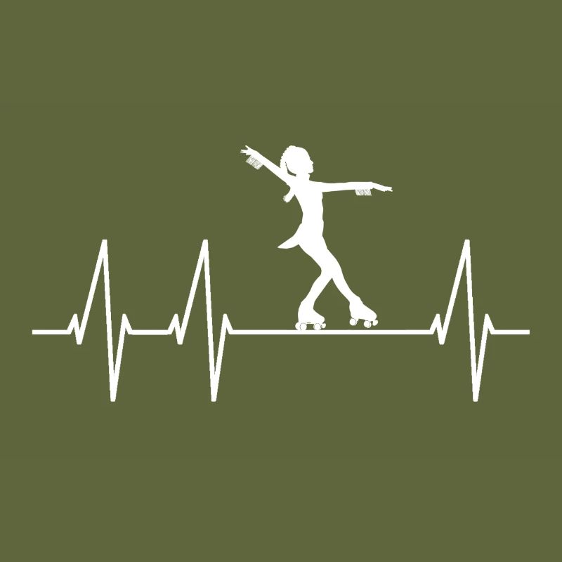 Roller skating heartbeat