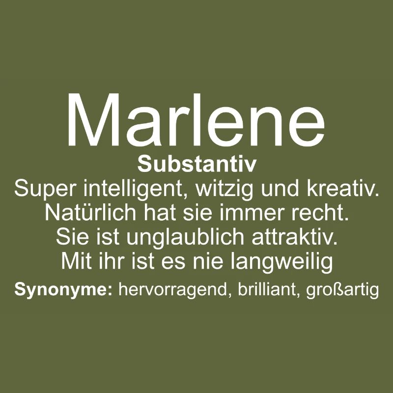 Name Definition Marlene