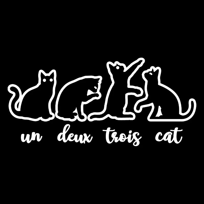 Un Deux Trois Katze Kitty Pet Lovers Geschenk