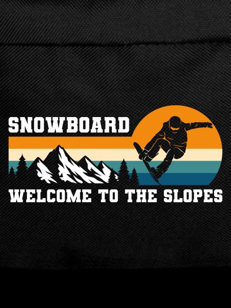 Snowboarder snow slope