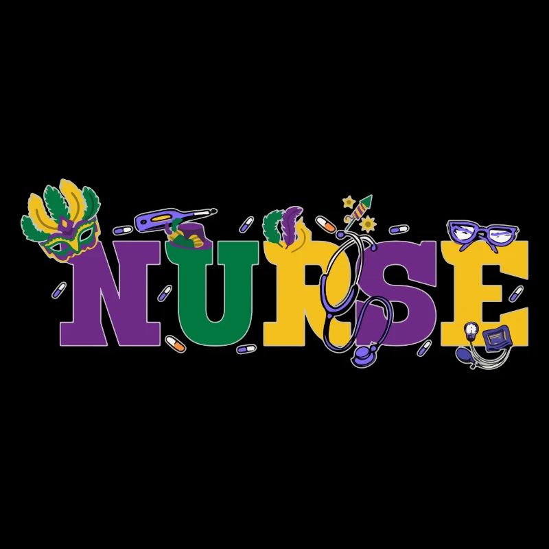 Mardi Gras Krankenschwester