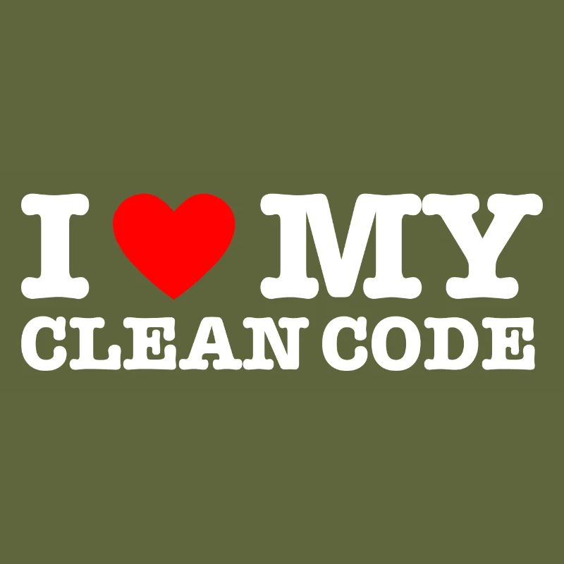 I Heart My Clean Code - Programmeur de cadeaux amusants